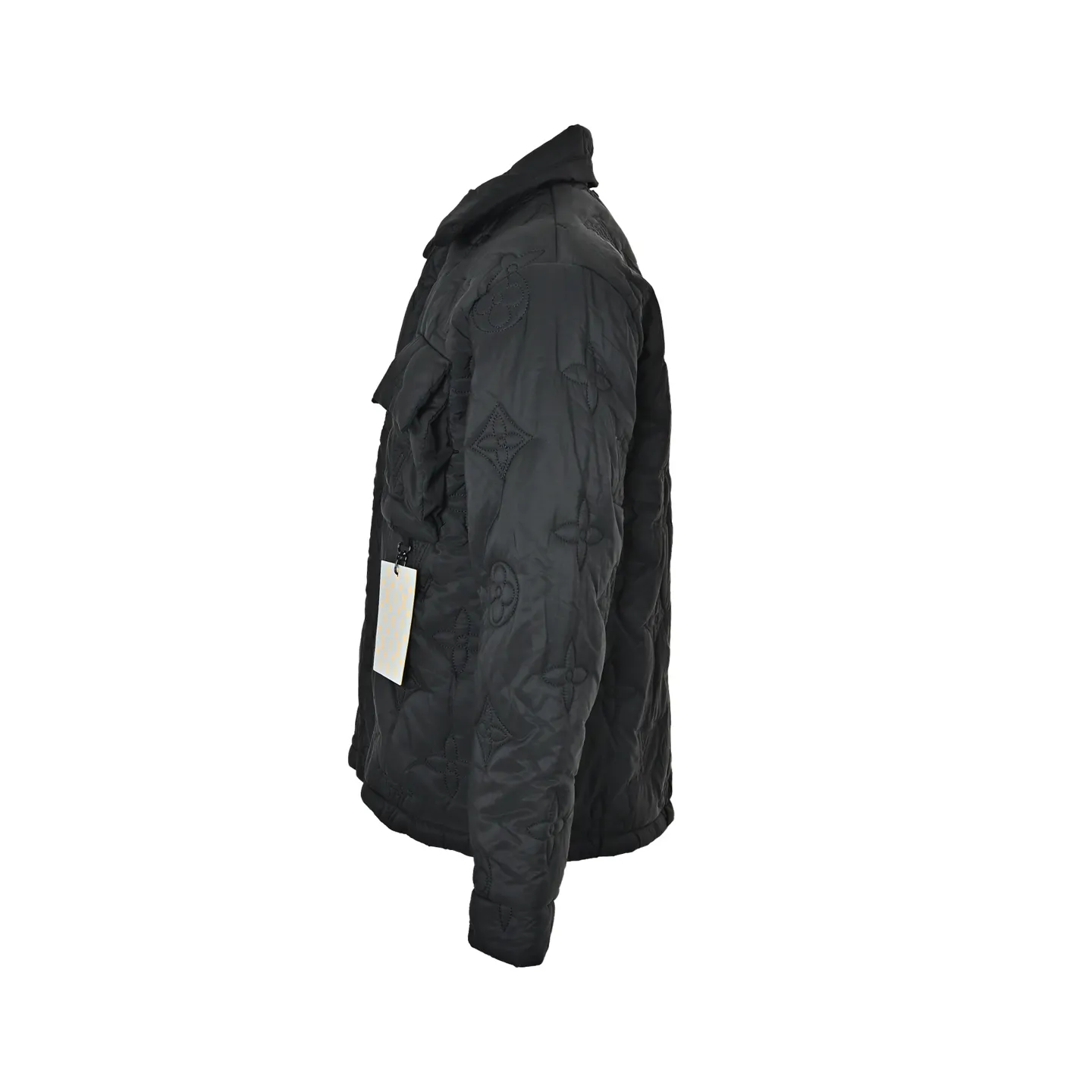 Louis Vuitton/Louis Vuitton Presbyopia light soft quilted belted jacket cotton coat